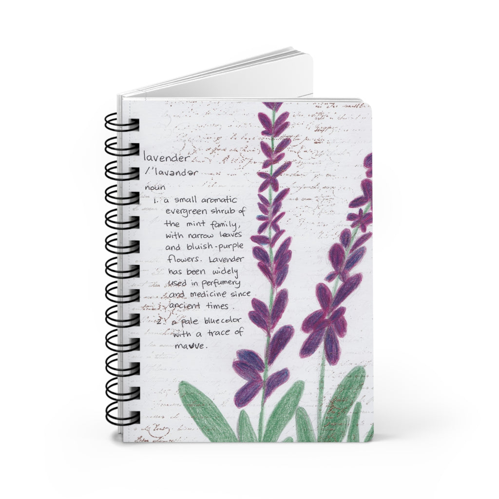 Notebook, Lavender — Spiral Journal (5"x7")