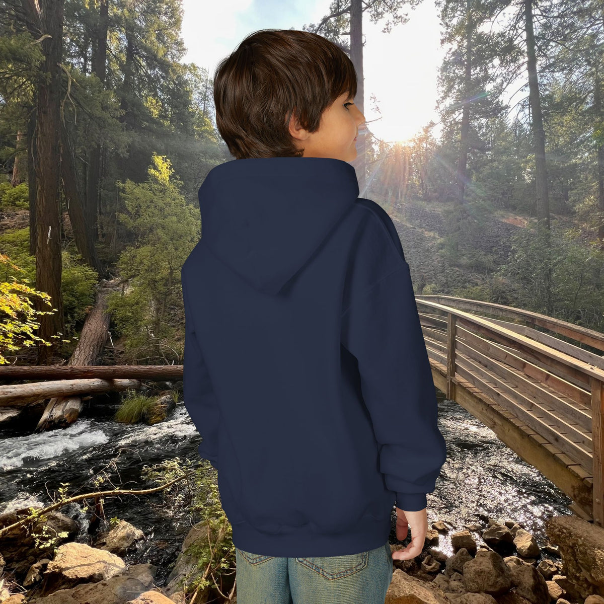 Shirt, Park Elephant Kids Hoodie