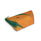 Bag, Ladybug on a Sunflower Accessory Pouch w T-bottom