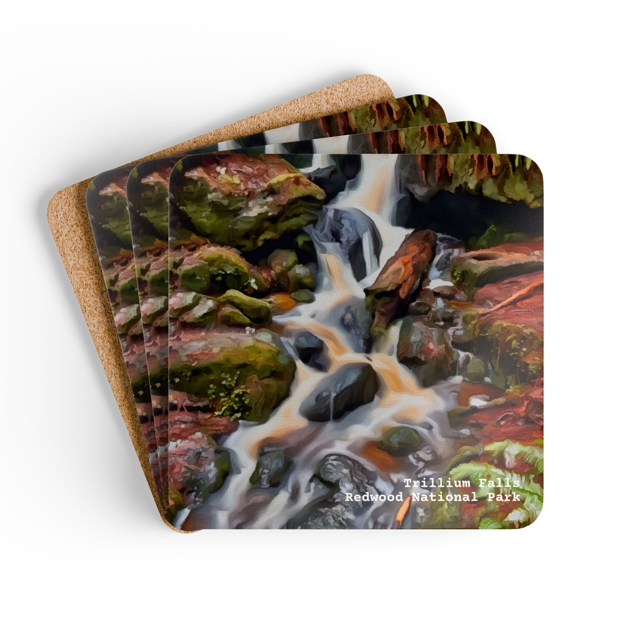 Coaster, Trillium Falls Redwood National Park - 4PC Set