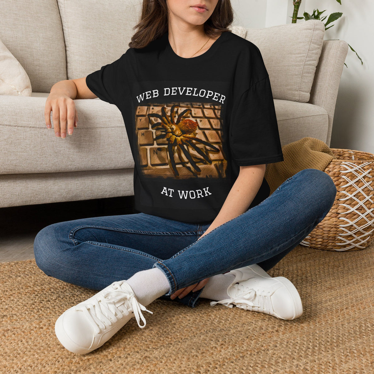 Shirt, Web Developer At Work