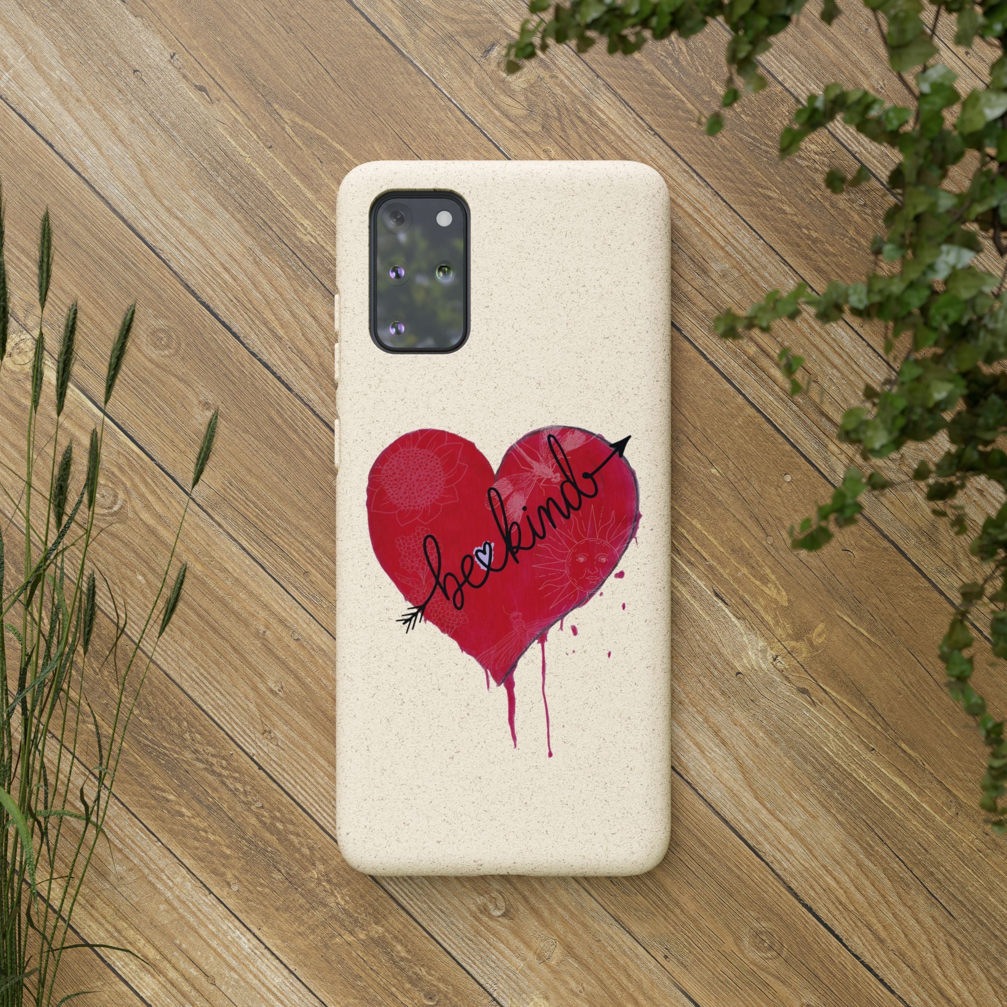 Phone Case - Be Kind Heart Design