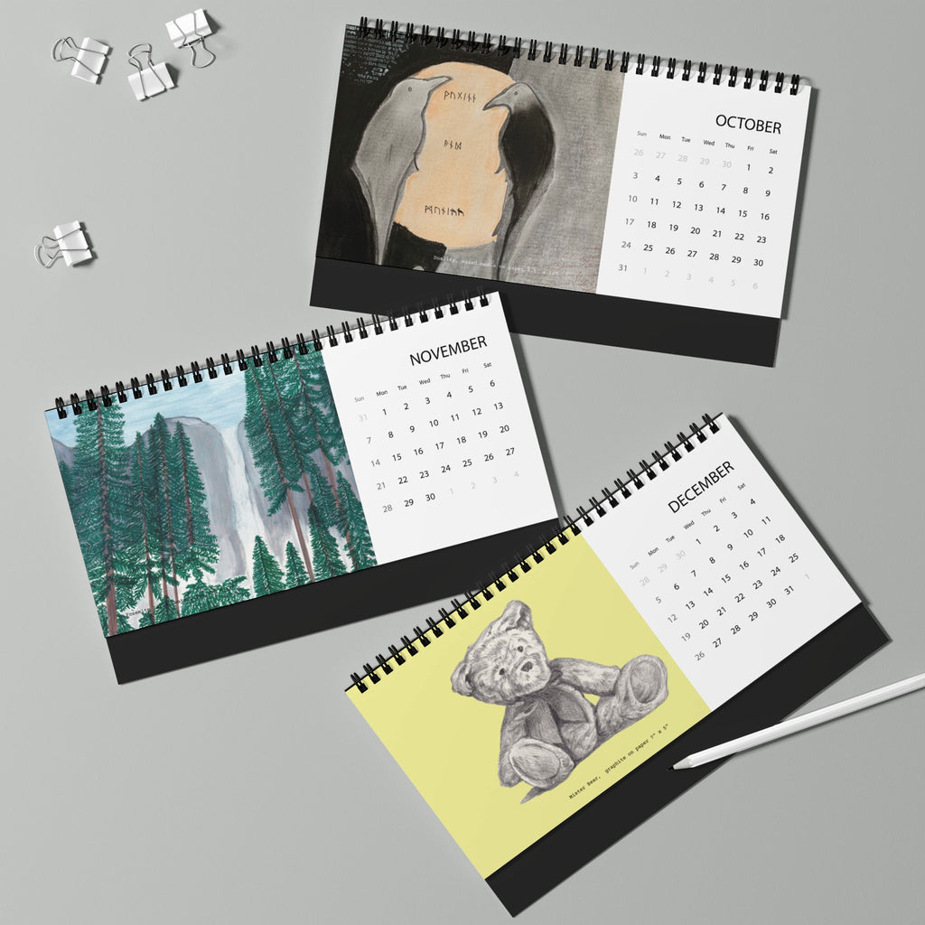 2027 Desktop Calendar - Original Art by Marife Rosales