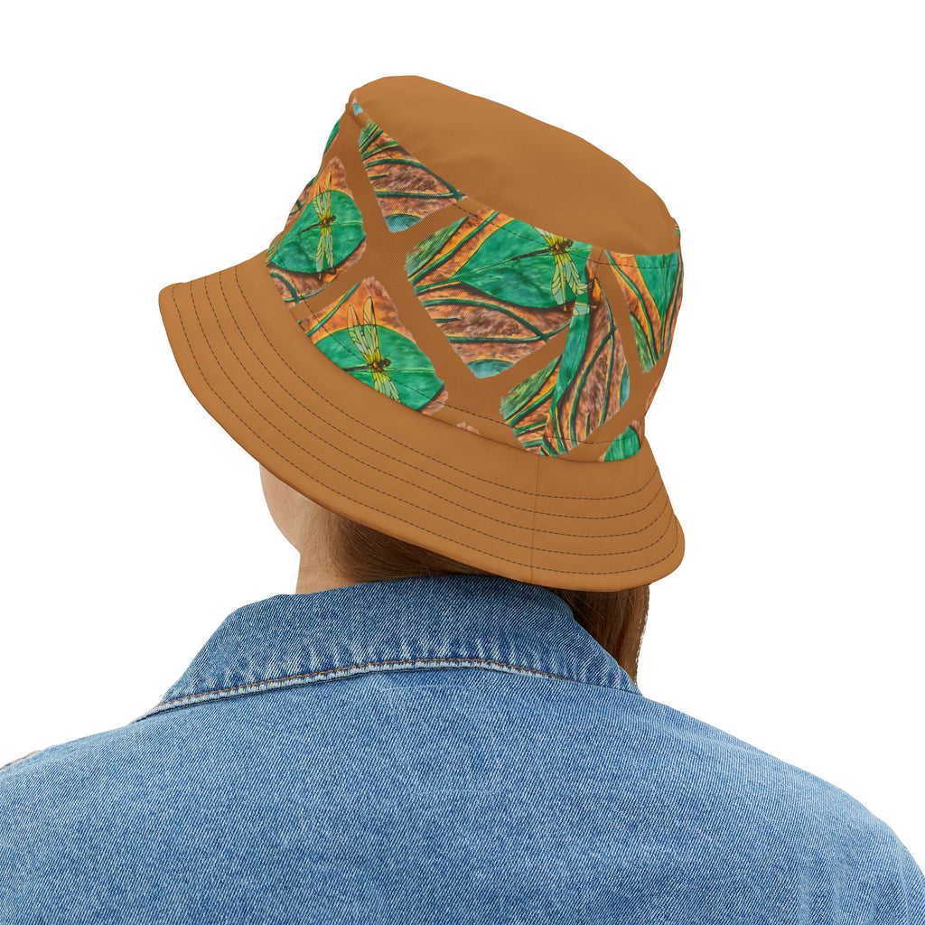 Hat, Artistic Dragonfly Bucket Hat