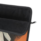 Closeup of laptop sleeve opened on the corner