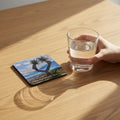 Coaster with a Joshua Tree and desert landscape design, featuring 'Joshua Tree National Park'.