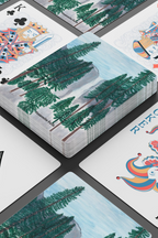 Playing Cards, Yosemite Falls — Nature Art Poker Deck