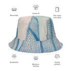 Hat, Dragonfly Wings — Reversible Bucket Hat